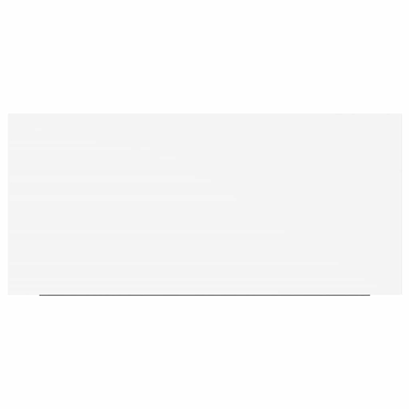 vidaXL MDF and Metal Wall Shelf in White Honeycomb (Set of 2)