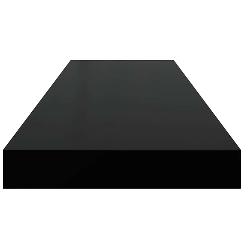 vidaXL MDF and Metal Wall Shelf in Black Honeycomb