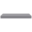 vidaXL MDF and Metal Wall Shelf in Grey Honeycomb (Set of 2)