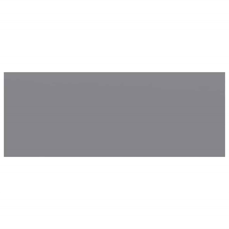 vidaXL MDF and Metal Wall Shelf in Grey Honeycomb