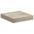 vidaXL MDF and Metal Wall Shelf in Oak Honeycomb (Set of 2)