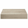 vidaXL MDF and Metal Wall Shelf in Oak Honeycomb (Set of 2)