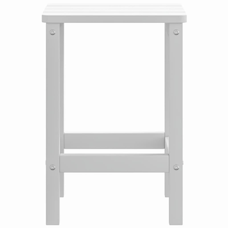 vidaXL Garden Table in White