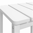 vidaXL Garden Table in White
