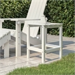 vidaXL Garden Table in White