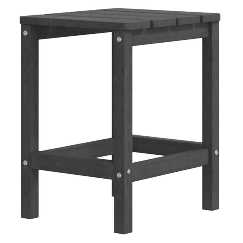vidaXL Small Garden Table in Anthracite/Gray