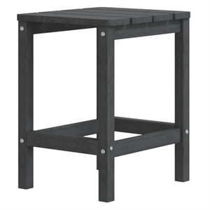 vidaXL Small Garden Table in Anthracite/Gray