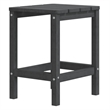 vidaXL Small Garden Table in Anthracite/Gray