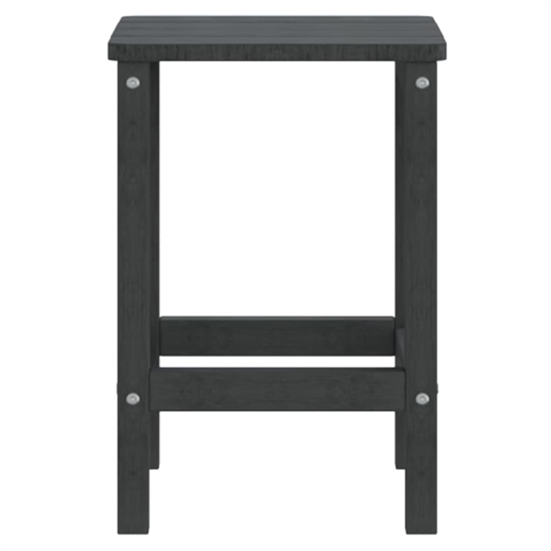 vidaXL Small Garden Table in Anthracite/Gray