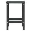 vidaXL Small Garden Table in Anthracite/Gray