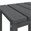 vidaXL Small Garden Table in Anthracite/Gray