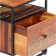 vidaXL Solid Reclaimed Wood Small Bedside Cabinet in Multicolor