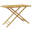 vidaXL Foldable Garden Table in Natural
