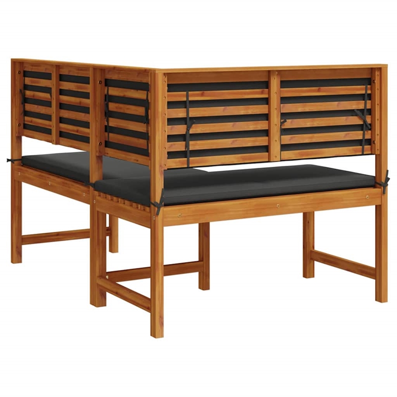 vidaXL Solid Acacia Wood Garden Chair in Brown