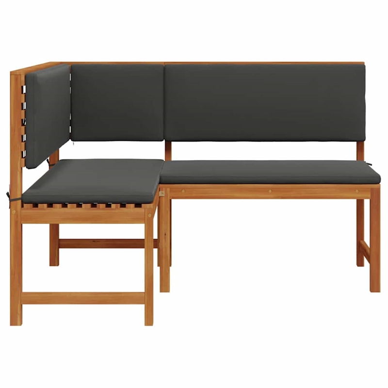 vidaXL Solid Acacia Wood Garden Chair in Brown