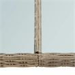 vidaXL Dining Table in Brown and Transparent