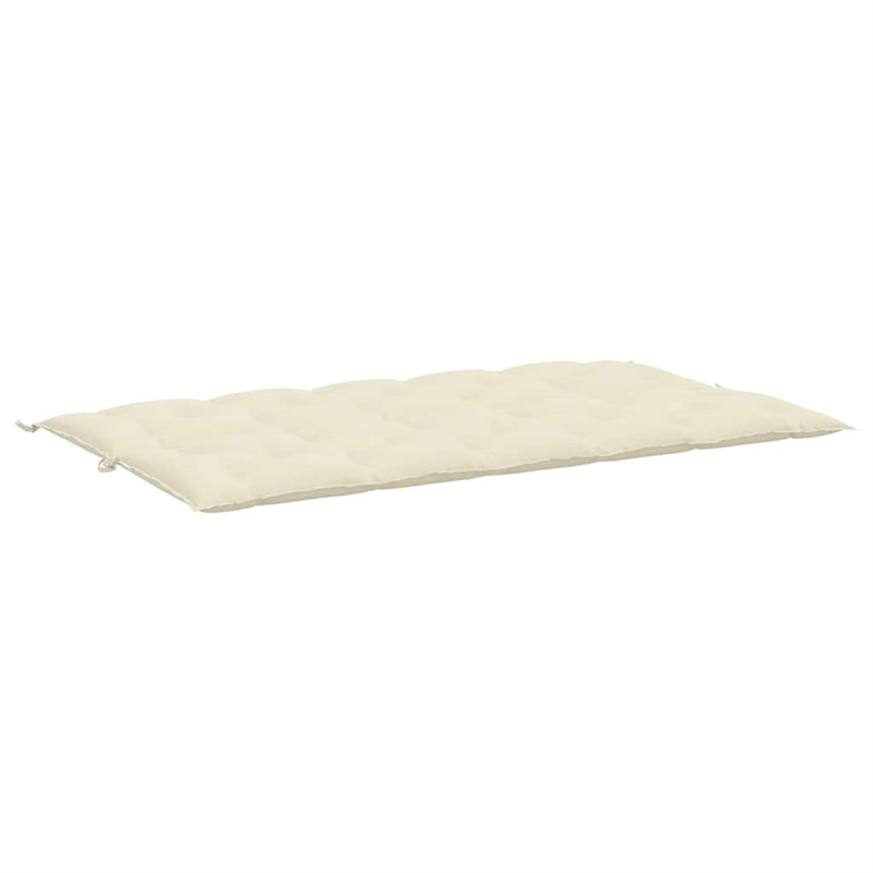 vidaXL Garden Bench Cushion in Cream White (Set of 2)