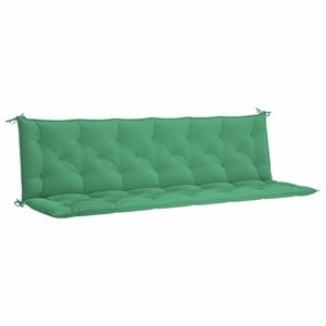 vidaXL Garden Bench Cushion in Green (Set of 2)