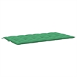 vidaXL Garden Bench Cushion in Green (Set of 2)