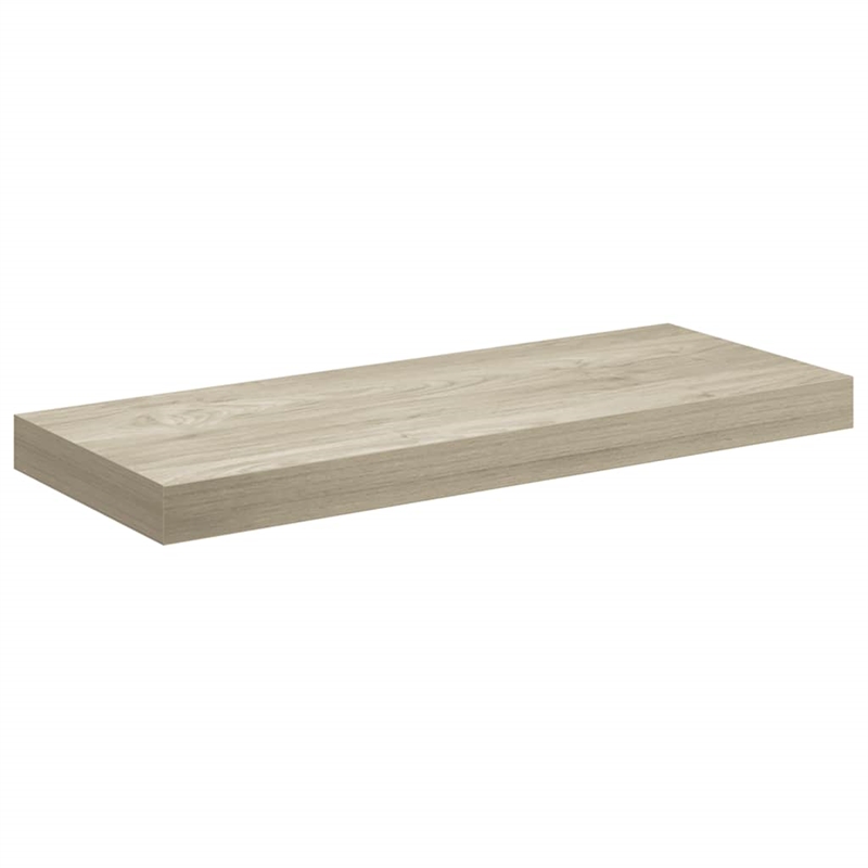 vidaXL MDF Floating Wall Shelf in Oak