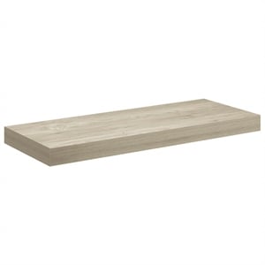 vidaXL MDF Floating Wall Shelf in Oak