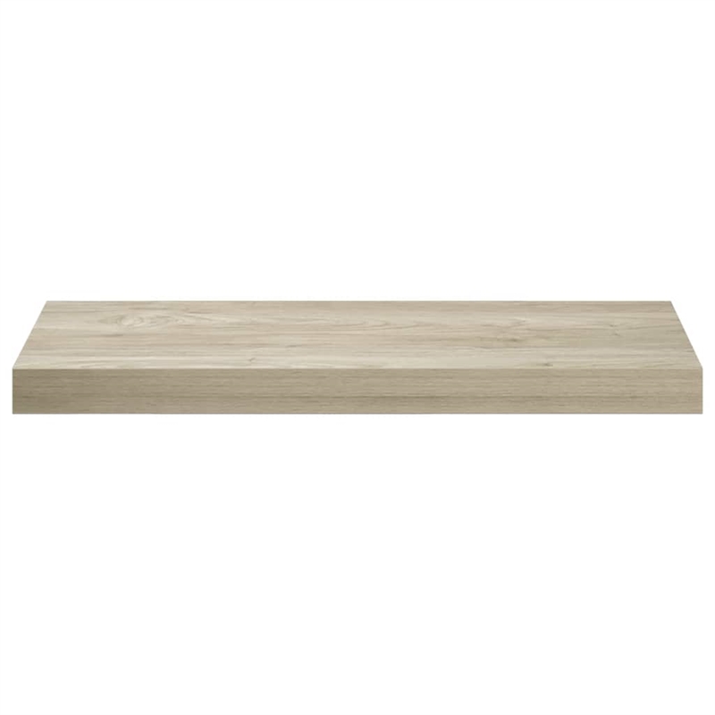 vidaXL MDF Floating Wall Shelf in Oak