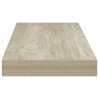 vidaXL MDF Floating Wall Shelf in Oak