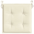 vidaXL Chair Cushion in Cream (Set of 6)