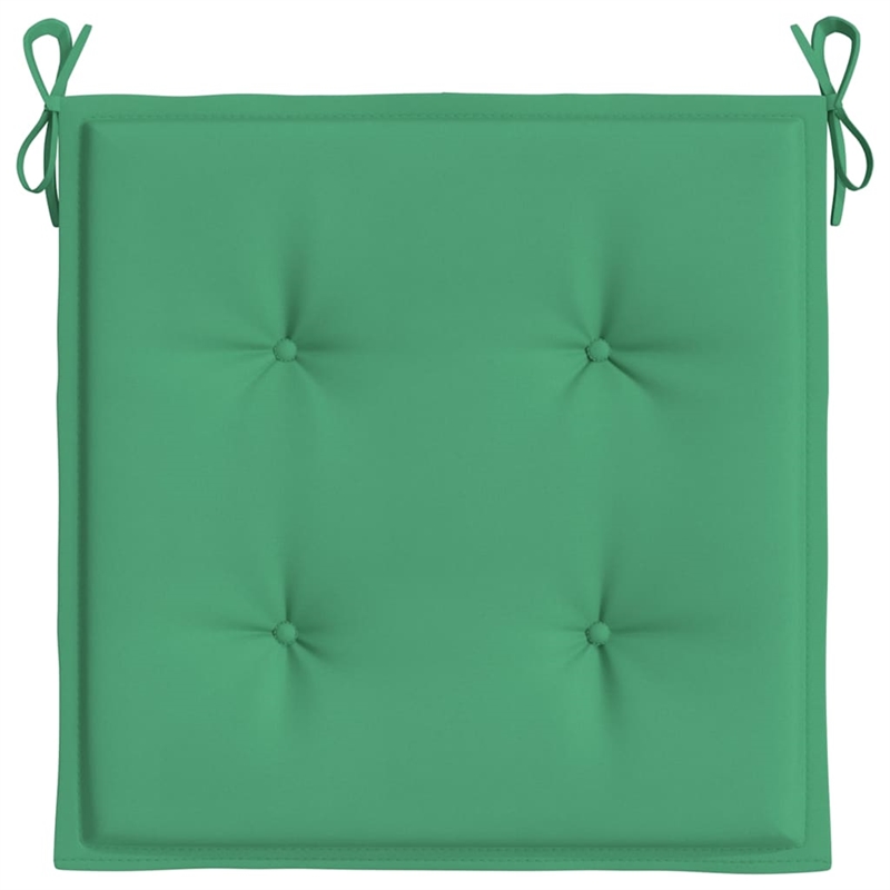 vidaXL Chair Cushion in Green (Set of 6)