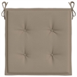 vidaXL Chair Cushion in Taupe (Set of 6)