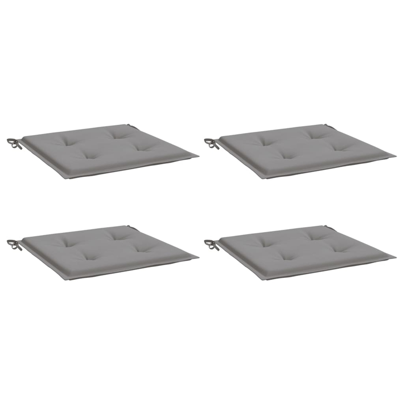 vidaXL Chair Cushion in Gray (Set of 4)