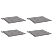 vidaXL Chair Cushion in Gray (Set of 4)