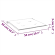 vidaXL Chair Cushion in Gray (Set of 4)