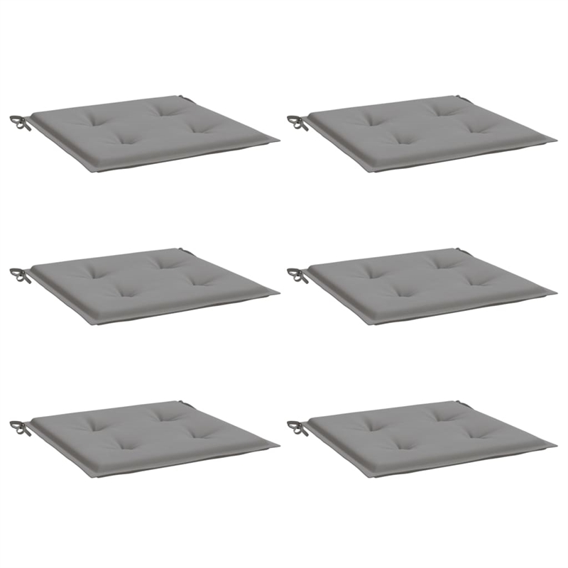 vidaXL Chair Cushion in Gray (Set of 6)