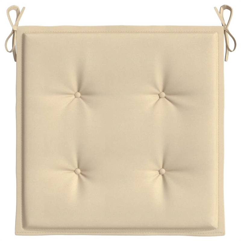 vidaXL Chair Cushion in Beige (Set of 4)