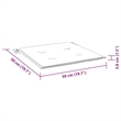 vidaXL Chair Cushion in Beige (Set of 4)