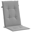 vidaXL Highback Chair Cushion in Gray (Set of 6))