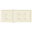 vidaXL Highback Chair Cushion in Cream (Set of 6)