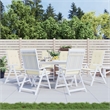 vidaXL Highback Chair Cushion in Cream (Set of 6)