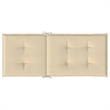 vidaXL Highback Chair Cushion in Beige (Set of 6)