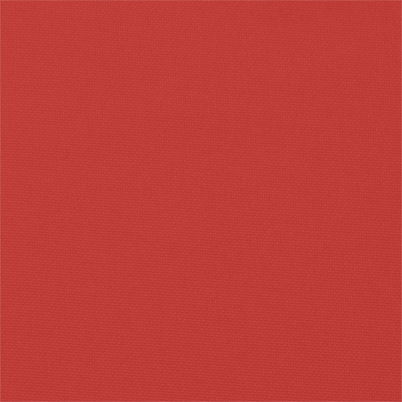 vidaXL Lowback Chair Cushion in Red (Set of 6)