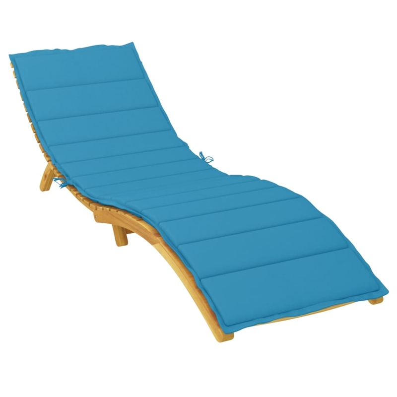 vidaXL Sun Lounger Cushion in Blue