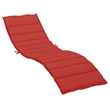 vidaXL Sun Lounger Cushion in Red