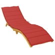 vidaXL Sun Lounger Cushion in Red