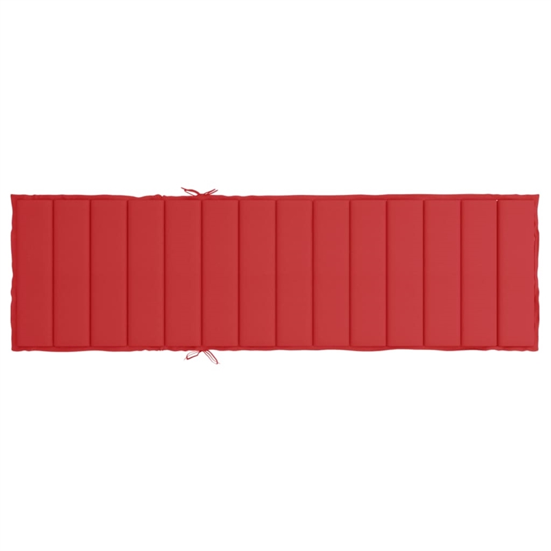 vidaXL Sun Lounger Cushion in Red