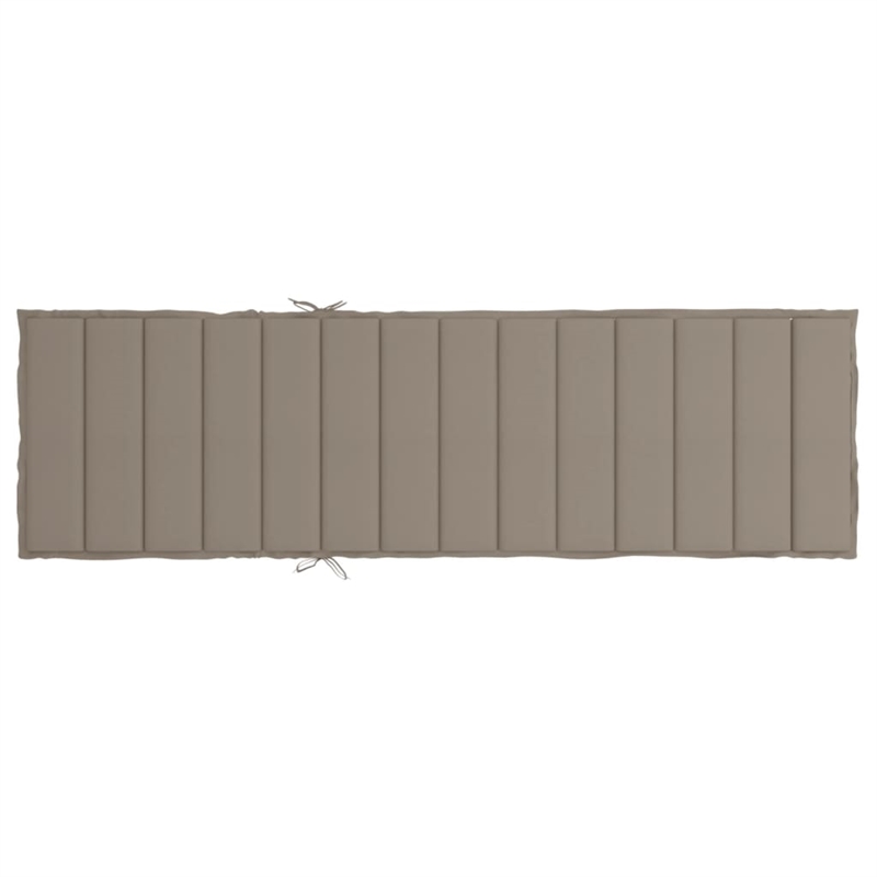 vidaXL Sun Lounger Cushion in Taupe