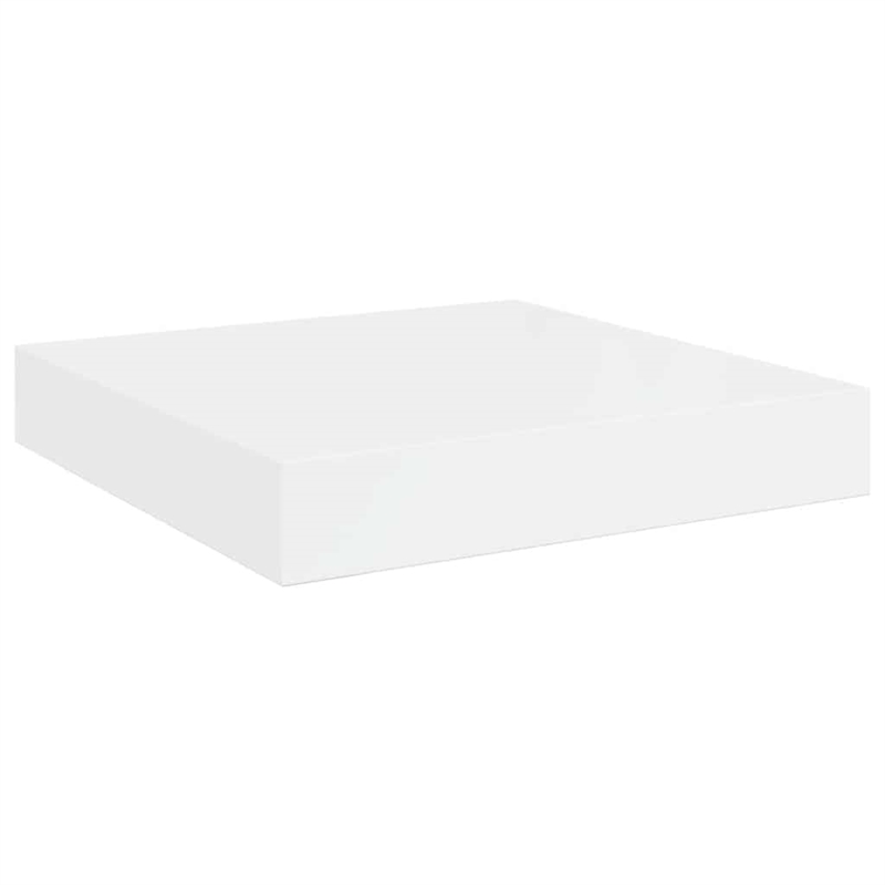 vidaXL MDF Wall Shelf in White Honeycomb