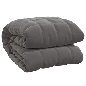vidaXL Weighted Blanket in Gray