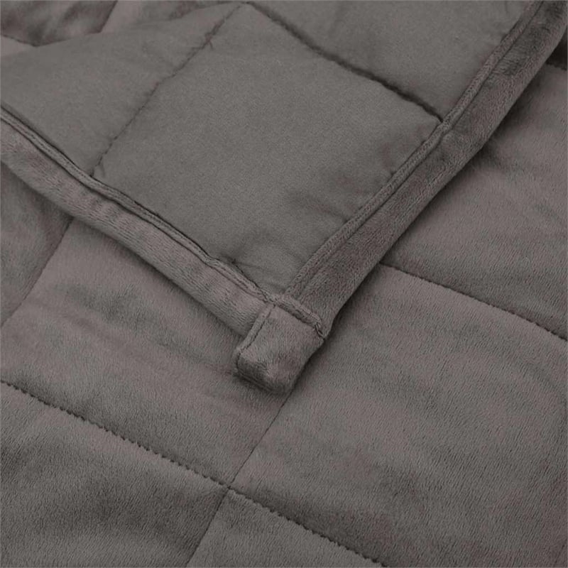 vidaXL Weighted Blanket in Gray