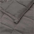 vidaXL Weighted Blanket in Gray